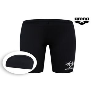 [아레나수영복] 파라다이즈 아동 레저 4부 A3BB1BE03BLK