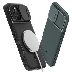 슈피겐 아이폰16 프로 맥세이프 케이스 카메라 보호 옵틱아머맥핏