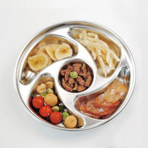 인콕 인콕 스텐 다이어트 식판 원형 5구