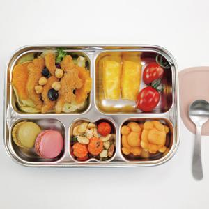 인콕 인콕 스텐 다이어트 식판 직사각 5구