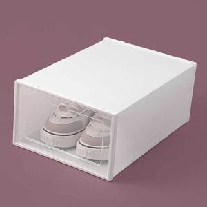 엄지척 좁은현관신발장 차량용신발정리함 화이트 신발정리함