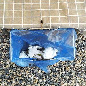 엄지척 쓰레기봉투홀더 야외 캠핑 분리수거 비닐봉지 거치대