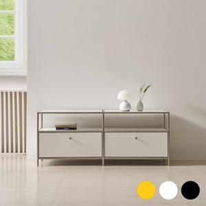 레브루 벨리에 베어 1200 미드센츄리 철제 모듈 선반 수납 거실장 E0등급