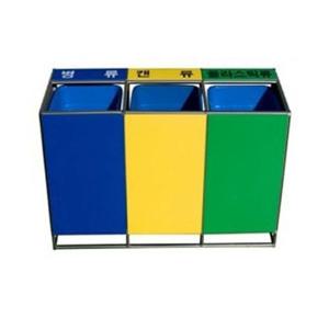 엄지척 분리수거통 재활용 쓰레기통 분리수거대 3분류 20리터 분리