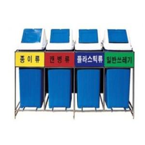엄지척 분리수거함 재활용 쓰레기통 분리수거대 4분류 20리터 분리