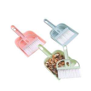 엄지척 미니 빗자루 쓰레받기 세트 책상 틈새 청소