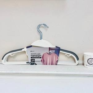 엄지척 논슬립 아로미 옷걸이 3P