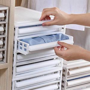 엄지척 옷정리트레이 수납정리함 정리트레이 옷장트레이