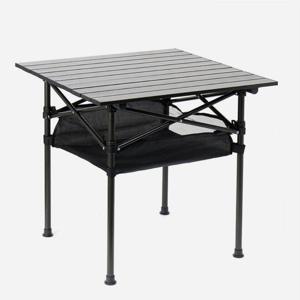 조르지오 비타리토 접이식 캠핑용 롤테이블 58x58cm 블랙
