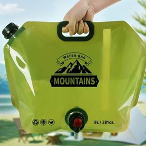 조르지오 캠핑용 야외용 휴대용 8L 밸브 물통 물주머니