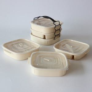 히키스 날짜표시기능 납작보관용기 3종 세트 + 피크닉손잡이