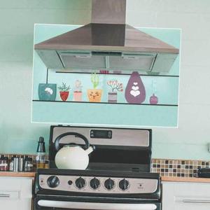 친절한탄씨 오염방지 주방시트지 싱크대 부엌타일시트지