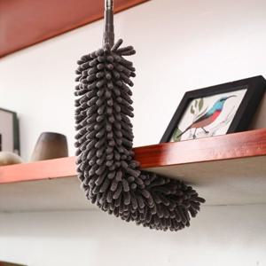 엄지척 먼지털이 먼지떨이개 길이조절 정전기 4종세트