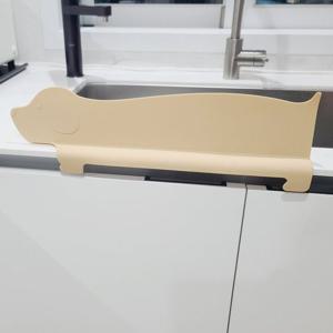 엄지척 실리콘 싱크대 물막이 설겆이 파티션 물튀김방지 가림막 워