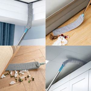 엄지척 납작 틈새 먼지털이 틈새 밀대걸레(본체+극세사 걸레2