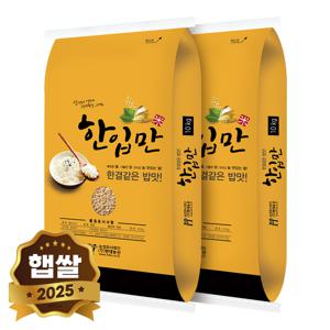 2025년 햅쌀 국산 한입만 현미찹쌀 20kg (10kgx2봉) 찰현미