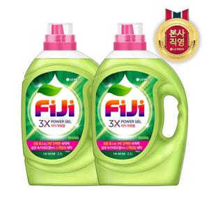 피지 3X 파워젤 액체세제 일반 드럼 겸용 오리지널 2.2L 용기x2개