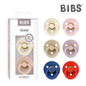 [BIBS]덴마크 아기쪽쪽이 빕스 컬러 공갈젖꼭지 2P세트