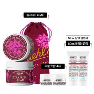 [11G] 키엘 수분크림 125ml 2025 홀리데이 에디션 세트(+울트라 4종 + 홀리데이 파우치 증정)