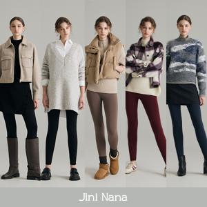 지니나나 기모 레깅팬츠 7종(블랙4종+유색3종)