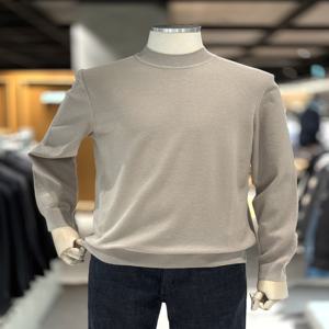 지오지아 25FW 3컬러 기계세탁전용 모크넥 반폴라 니트 스웨터 ADF4EU1101