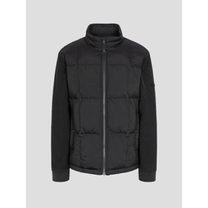 [빈폴] 니트소매 구스 미들 다운 - 블랙 (BC4X38O065)