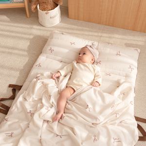 [비비엔다] 모달 아이싱 듀얼 양면 낮잠이불세트(낮잠패드+극세사블랭킷)