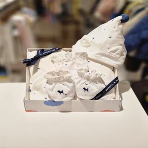 [블루독베이비 10] 25FW(NY)BI배내저고리속싸보모자손싸개발싸개5종 (145A7000005)