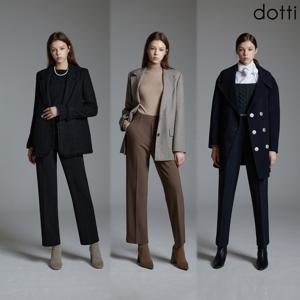 [도티 dotti] 도티 여성 크레이프 기모 본딩 슬랙스 3종 (SNBW)
