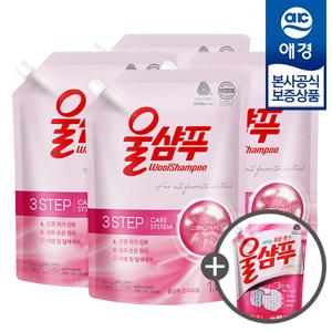 [애경][비밀] 울샴푸 중성세제 오리지널 리필 1.5L x4개