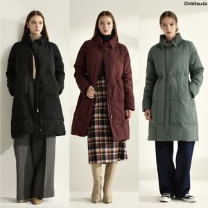 [Christina n Co] 크리스티나앤코 니트카라 롱패딩 1종