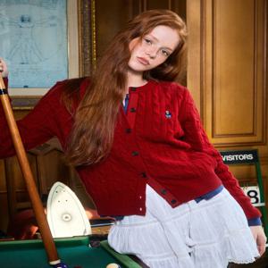 후아유 여성 스티브 케이블 가디건 WHCKE4901F