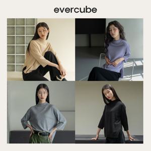 [런칭가 249000원] 에바큐브 캐시미어 모크넥 풀오버