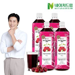 [네이처드림] 리얼 타트체리주스 1000ml x 4병 / NFC 착즙주스
