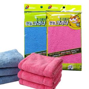 초극세사 행주 걸레 만능크리너 고급 30X40 (중) 1장 (W95A7F0)
