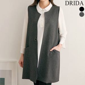 엄마옷 드리다 여성 장식 조끼 봄 가을 빅사이즈 정장 롱 베스트 40-50대 중년 마담 66-99 상견례 하객룩