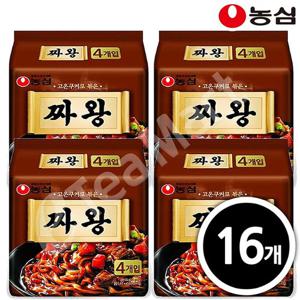 농심 짜왕 멀티팩 134g / 4입 x 4팩 (16개입)
