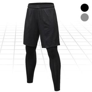 [비틀버드]남성 반바지 일체형 스포츠 레깅스 ELC_2008