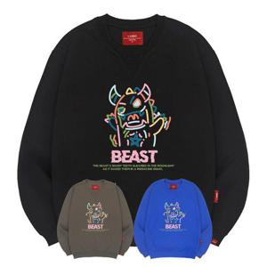 엘라모 3M 비스트 맨투맨 남녀공용 빅사이즈 S~4XL