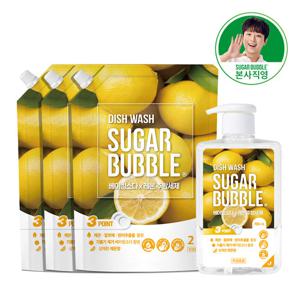 슈가버블 베이킹소다 주방세제 750ml + 2Lx3개 3종 택1