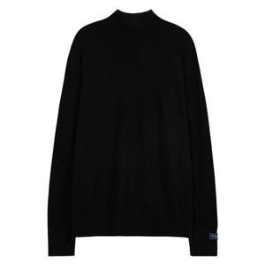 [RCBPC]RCB폴로클럽 남성 베이직 하프넥 니트 블랙