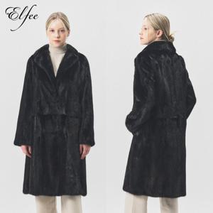 [방송에서만가격인하][진도]풀스킨 휘메일 밍크 롱코트(블랙)