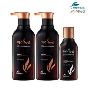 [현대약품]마이녹셀 스칼프 인텐시브 탈모샴푸 400mlX2개+100mlx1개