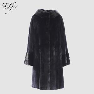 [방송에서만장기무이자][진도]풀스킨 휘메일밍크 후드롱코트(블랙)