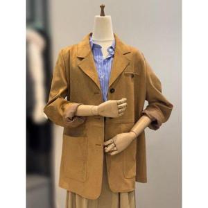 갤러리아_ab.f.z 테일러드 투버튼 스웨이드 자켓 ACZ5QL01A