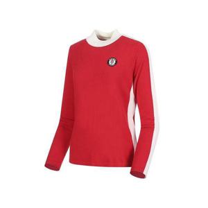 [마코](여성)배색 포인트 반목넥 니트_MMW1SW11