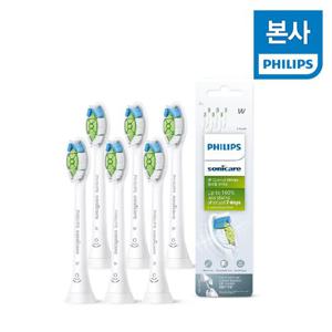PHILIPS 필립스 소닉케어 옵티멀 화이트 칫솔모 6개입 화이트 HX6066/67