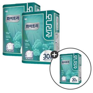 [모나리자]모나리자 휴지 화이트리 블랑 화장지 3겹 27m 30롤 2+1