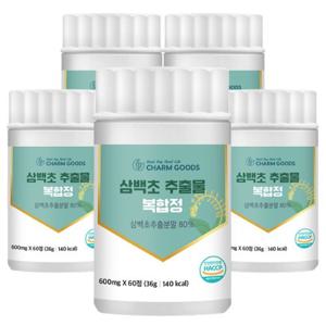 참굿즈 삼백초 추출물 복합정 60정 5통