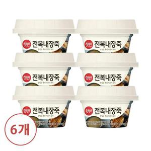 [임박특가] CJ 햇반 용기죽 전복내장죽 267g x6개(~26.01.07)